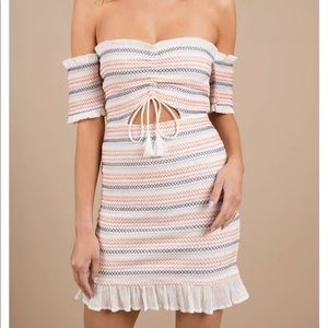 TOBI Nia Off The Shoulder Bodycon Dress